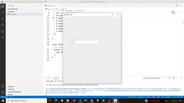 Creating a Text Field and making it Uneditable | Java Swing | Explained in Tamizh смотреть онлайн