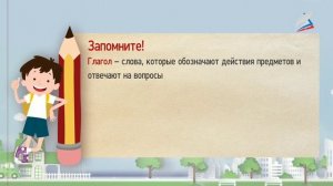 "Части речи" русский язык 2 класс