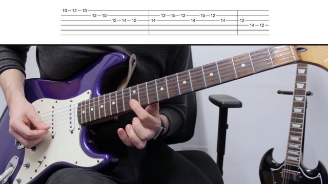 Eric Johnson Style Guitar licks Lesson + Tabs! смотреть онлайн