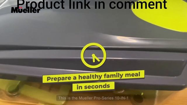 Mueller Pro-Series 10-in-1, 8 Blade Vegetable Slicer, Onion Mincer Chopper, Vegetable Chopper смотреть онлайн