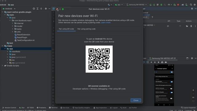 How to do wireless wifi debugging for react native with old/new architecture without third party li смотреть онлайн