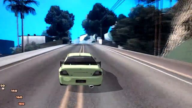 Vaz-2115 Vaz-2199 и Mitsubishi Lancer в gta san andreas смотреть онлайн