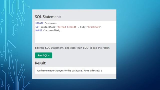 Curso gratuito Base de datos sql con w3schools смотреть онлайн