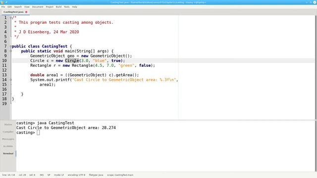 Chapter 14: Polymorphism and Casting смотреть онлайн