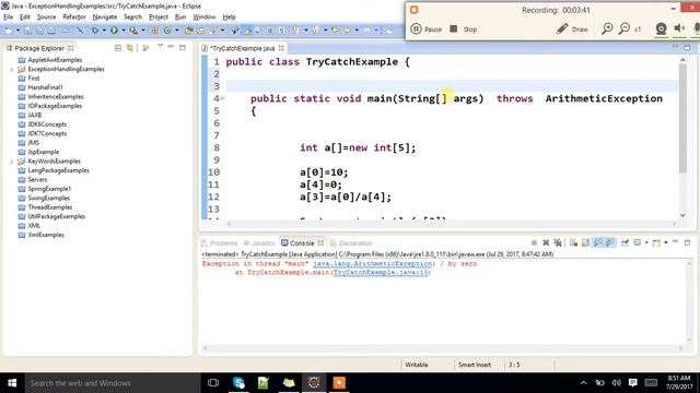 What is throws in java? смотреть онлайн