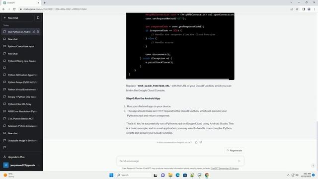 How to run python script on google cloud using android studio смотреть онлайн