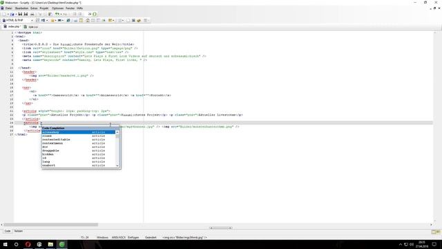 {html/php/css} Erstelle eine Homepage -Part 2- Greyscale смотреть онлайн