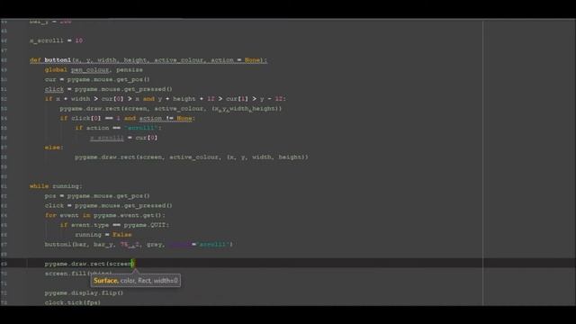 creating our own painter - pygame - part 5, adding gradient sliders. 421875 colours!!! смотреть онлайн