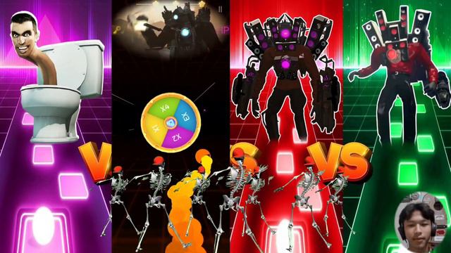 Skibidi toilet VS Tv man VS Cameraman Titan VS Speaker man