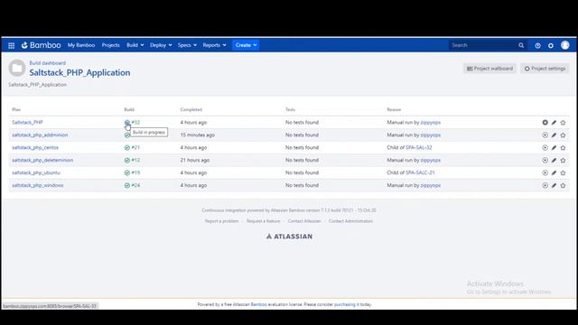 PHP Application Deployment using Salt Stack through Bamboo Pipeline смотреть онлайн
