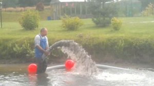 Ручные мини земснаряды для очистки водоемов