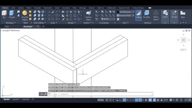 AutoCAD - 2D Isometric Object смотреть онлайн