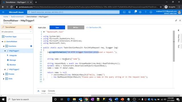 9. Environment Variables in Azure Functions смотреть онлайн