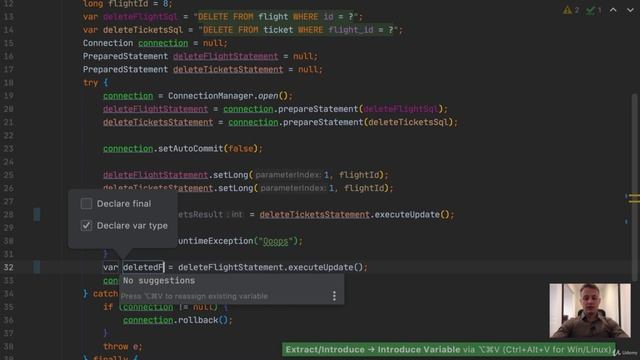 JDBC Аdvanced 4.Batch запросы