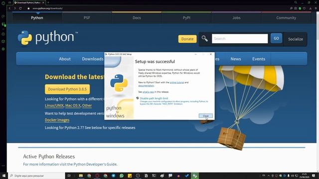Como instalar Python e IDLE no Windows 10 em um minuto - Python 3 смотреть онлайн
