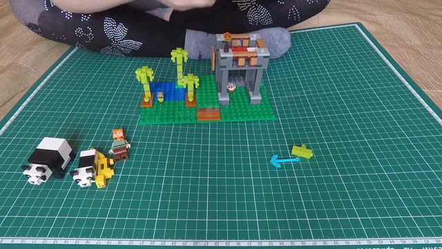 LEGO minecraft питомник панд смотреть онлайн