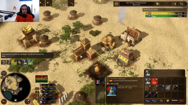 👨🏻🎓APRENDIENDO CON LOS ETÍOPES👨🏻🎓 [AGE OF EMPIRES 3 DE] *Gameplay Español* смотреть онлайн