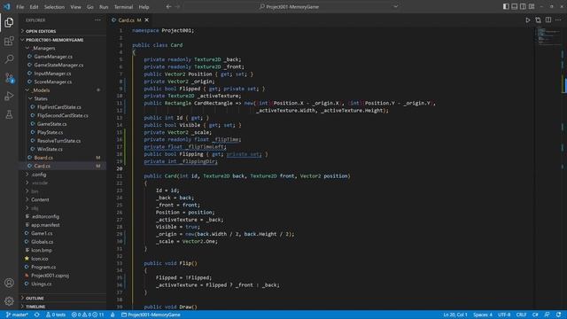 Project 1.4 - How to make a Memory Game - Card Flip Animation - C# XNA MonoGame смотреть онлайн
