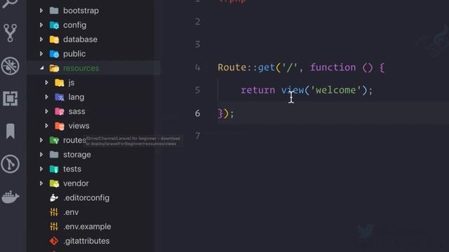 Lecture 5 Create Your First Route for Laravel | PHP Laravel Framework Laravel Master Course смотреть онлайн