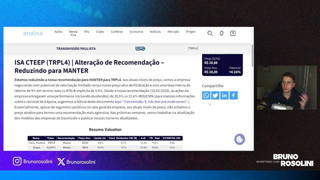 ANALISTAS NÃO RECOMENDAM MAIS TRANSMISSÃO PAULISTA TRPL4. ENTENDA O QUE HOUVE! смотреть онлайн