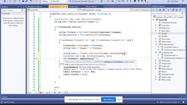 33) Inserting and Retrieving Image from SQL Database смотреть онлайн