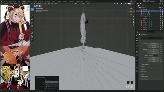 Making Doma Fan | Blender 3.1 Tutorial FREE Download смотреть онлайн