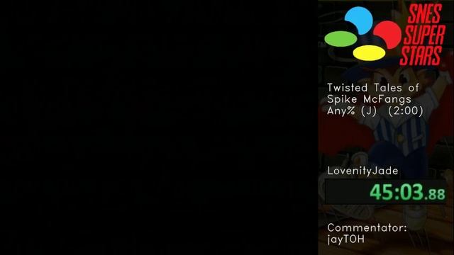 SNES Super Stars [072] Twisted Tales of Spike McFangs (Any% J) by LovenityJade смотреть онлайн