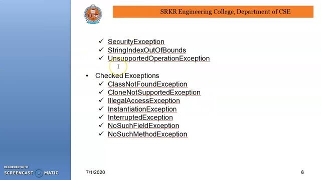 Exception handling in JAVA -- Part 1 смотреть онлайн