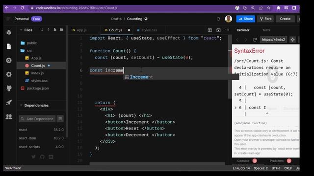 How to use useState and useEffect Hook in ReactJS смотреть онлайн
