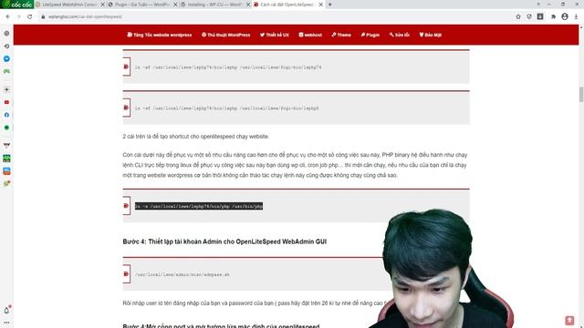 Hướng dẫn cài đặt WP-CLI trên linux ( thị phạm Litespeed websever) смотреть онлайн