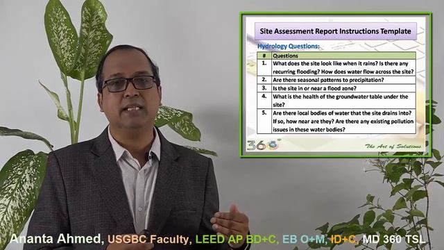 USGBC (LEED) Green Building Tutorial, Video 4: Site Assessment Report Instruction Template смотреть онлайн