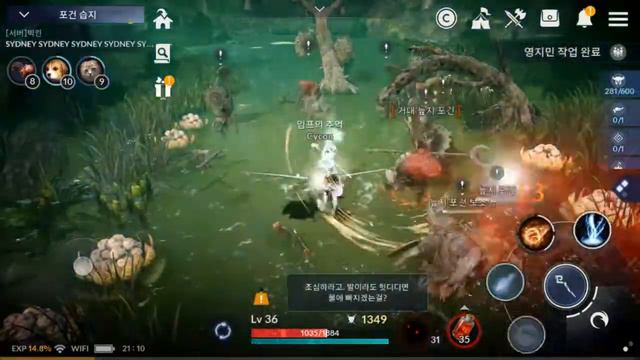 Black Desert Mobile: Witch Gameplay - Level 36 смотреть онлайн