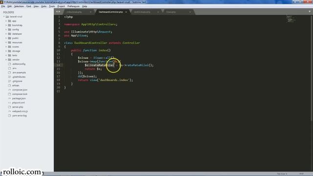 Tutorial CRUD Laravel + Bootstrap - Helper & Custom function (part 22) смотреть онлайн