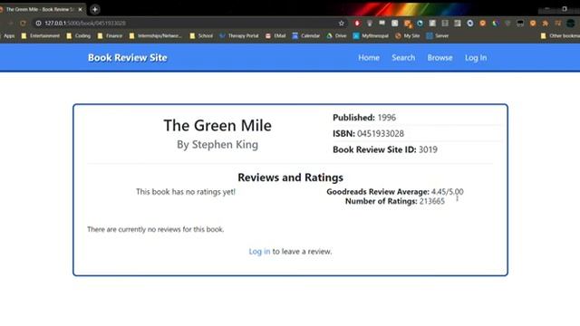 [CS50W 2018] Project 1 - Book Review Site - Flask, PostgreSQL смотреть онлайн