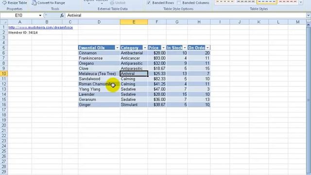 Excel 2010: Sort & Filter Records In Tables смотреть онлайн