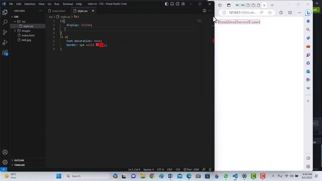 24 CSS Display block and display inline смотреть онлайн