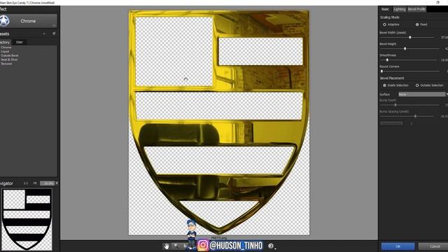 EFEITOS CROMADOS EM LOGOTIPOS PLUGIN Eye Candy 7 смотреть онлайн