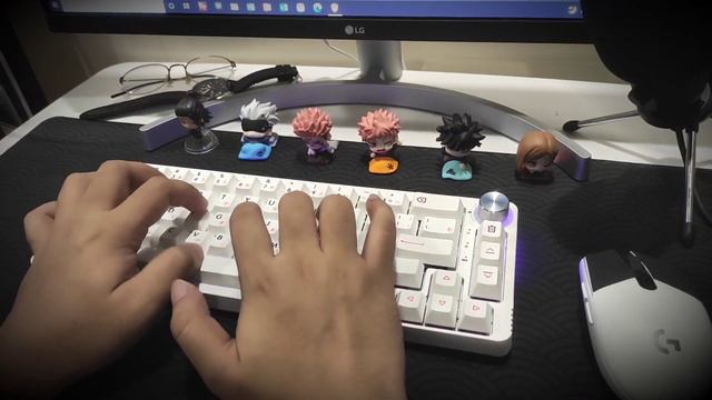 TM680 mods x Gateron Milky yellow . Akko lavender Purple | Soundtest | ASMR смотреть онлайн