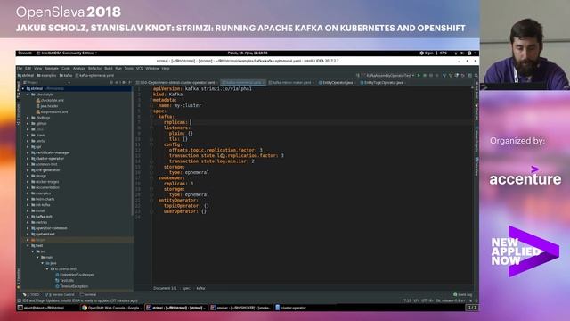 AS A SERVICE - J. Scholz, S. Knot - Strimzi: Running Apache Kafka on Kubernetes and OpenShift смотреть онлайн