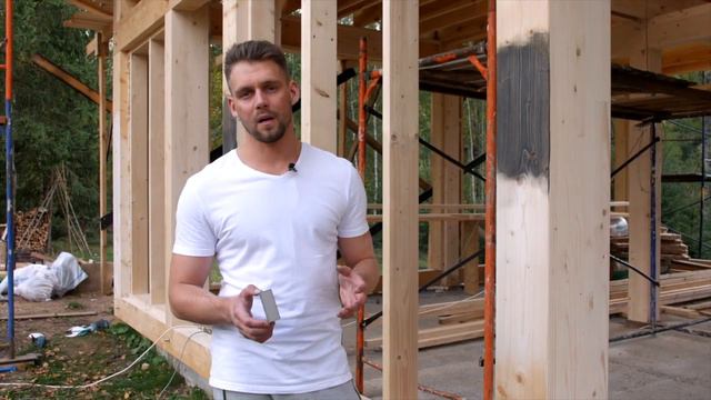 Шлифовка клееного бруса! Фахверк! Как и чем шлифовать и красить клееный брус？