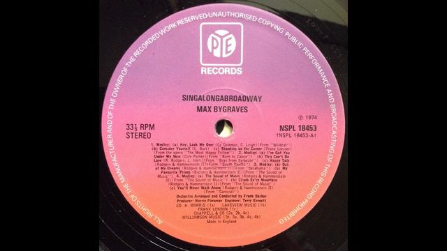Max Bygraves - SingaLongaBroadway - Track 4 [1974] смотреть онлайн
