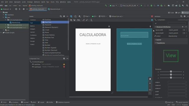 PROGRAMANDO CALCULADORA NO ANDROID STUDIO - KOTLIN смотреть онлайн