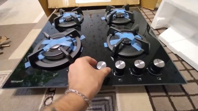 Распаковка — Газовая варочная панель Weissgauff HGG641BGB смотреть онлайн