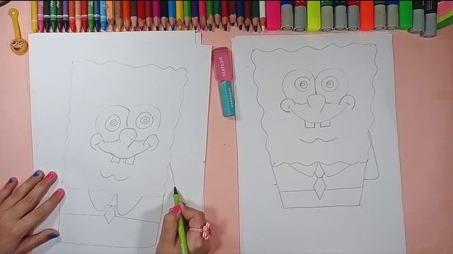 Как Нарисовать Спанч Боба Квадратные Штаны . How To Draw SpongeBob SquarePants смотреть онлайн