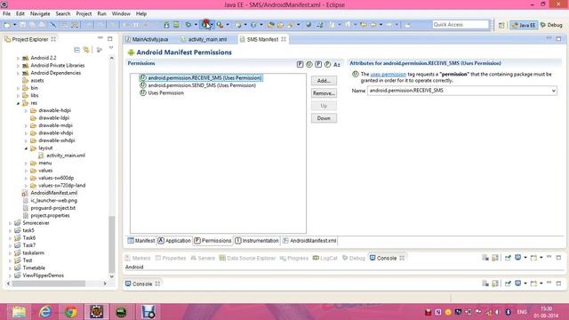 6. Sending an SMS using Content Providers смотреть онлайн