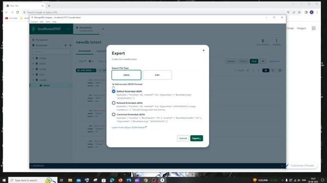 How to export Mongodb collection or table data to JSON File in Mongo Compass смотреть онлайн