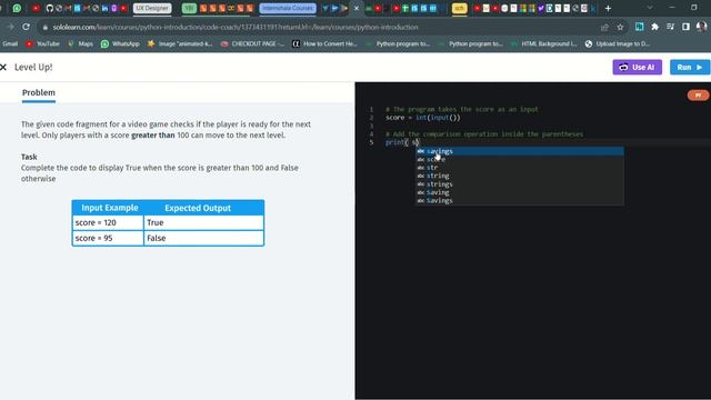 32 Level Up! | Introduction to Python | Sololearn смотреть онлайн