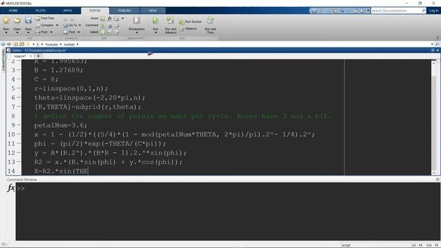 How to Plot Red Rose in MATLAB смотреть онлайн