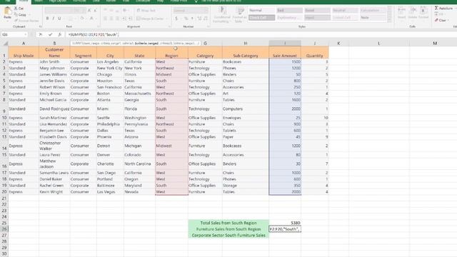 SUMIF and SUMIFS Functions in Excel Tutorial for Data Analysis смотреть онлайн