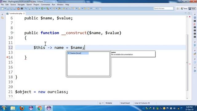 3.PHP OOP Programming | constructor смотреть онлайн